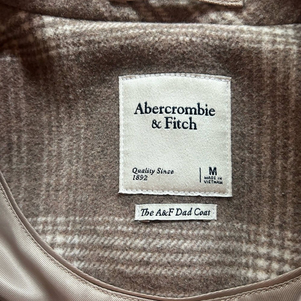 Abercrombie & Fitch Plaid Coat - Picture 3 of 4